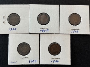 lot 20 image: Indian Head Cents