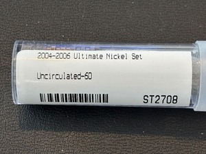 lot 24 image: 2004-2006 Ultimate Nickel Set Uncirculated
