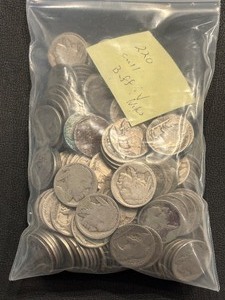 lot 47 image: 220 Cull Buffalo and Liberty Nickels