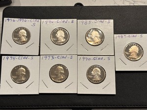 lot 58 image: Washington Quarter Proof Coins