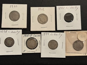 lot 59 image: Liberty Nickels