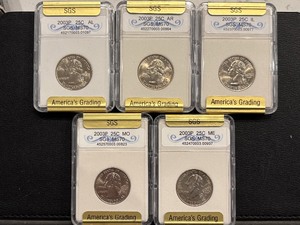 lot 67 image: 2003 Washington State Quarters SGS MS70