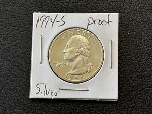 lot 72 image: 1994-S Washington Quarter Silver Proof