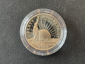lot 74 image: 1986-S Statue of Liberty Half Dollar Proof