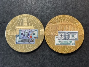 lot 76 image: U.S. Currency Medallions