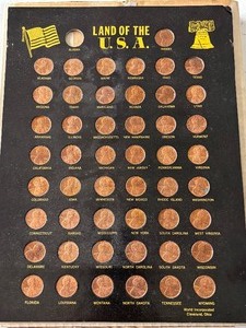 lot 90 image: Lincoln Cent State Collection