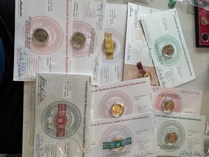 lot 182 image: Uncirculated Presidential Dollar Coins