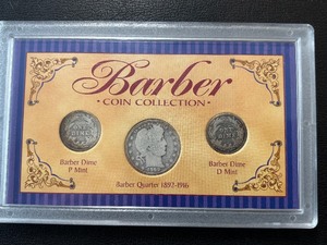 lot 140 image: Barber Coin Collection
