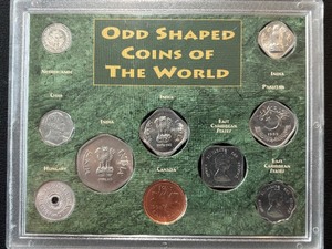 lot 141 image: Odd Shaped Coins of the World