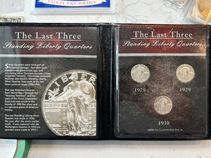 lot 143 image: Standing Liberty Quarters
