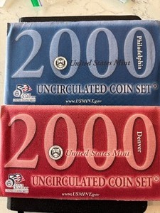 lot 168 image: 2000 P & D Mint Set