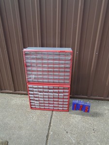 lot 125 image: Qty of 2 empty ace hardware parts bins. As shown.