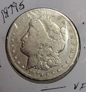 lot 6 image: 1879-S Morgan Silver Dollar