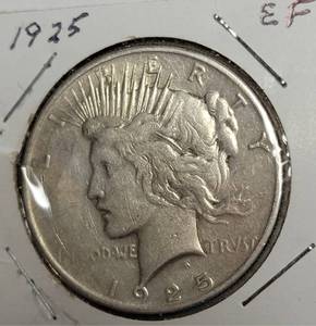 lot 7 image: 1925 Peace Dollar - Silver