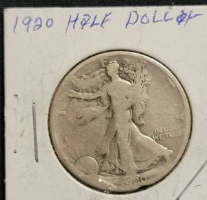 lot 40 image: 1920 Liberty Half Dollar - Silver