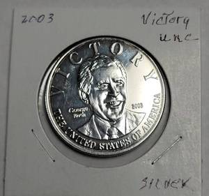 lot 60 image: 2003 1 Oz. Silver Round  -   Victory