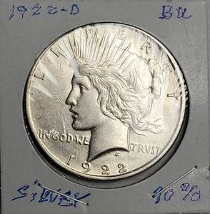 1922-D Silver Peace Dollar