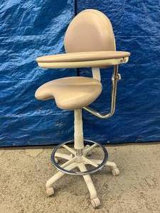lot 72 image: Brewer Dental Assistant Stool Chair - In Great Condition