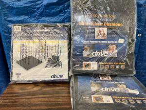 lot 46 image: Lot of NEW Drive Preserve Tech Gelu-Seat Lite General Use Cushion and First Position Seating Concepts Multi-Purpose Wheelchair Cushions