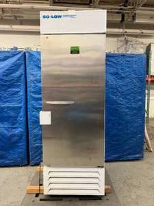 lot 64 image: MSRP $6000 Environmental Equipment Co. Inc. EC4-23SD So-Low Medication Refrigerator - In Great Working Condition