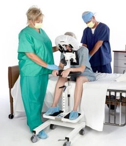 lot 80 image: MSRP $5000 Pivotal Health Solutions EPD Package 2 Epidural Torso Back Cervical Alignment Positioning Device - In Great Condition - Missing Chest Pad - Buy Online For $30