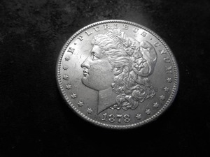lot 2 image: 1878 S Silver Morgan Dollar