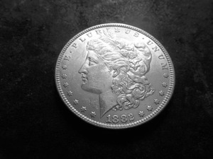 lot 7 image: 1882 Silver Morgan Dollar