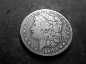 lot 18 image: 1890 CC Silver Morgan Dollar