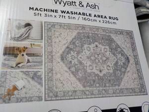 lot 49 image: Wyatt and Ash 5ft3 x 7 ft5 Machin...