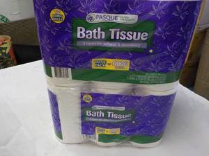 lot 85 image: 24 rolls Pasque 2 ply Toilet Tissue...
