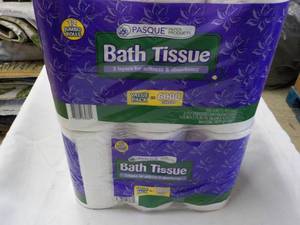 lot 87 image: 24 rolls Pasque 2 ply Toilet Tissue...