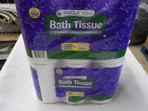 lot 89 image: 24 rolls Pasque 2 ply Toilet Tissue...