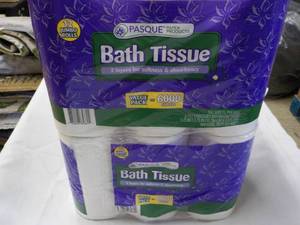 lot 91 image: 24 rolls Pasque 2 ply Toilet Tissue...