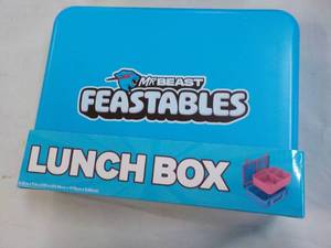 lot 125 image: Mr. Beast Feastables Lunch Box...