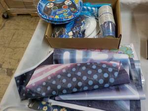 lot 138 image: Party Supplies and Tablecloths...