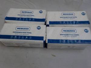 lot 145 image: 4 Ct Meibudan Disposable Face Towel...