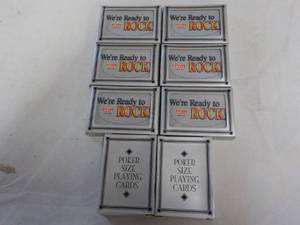 lot 182 image: 8 Decks Poker Size Playing Cards...