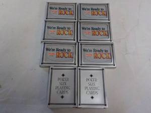 lot 183 image: 8 Decks Poker Size Playing Cards...