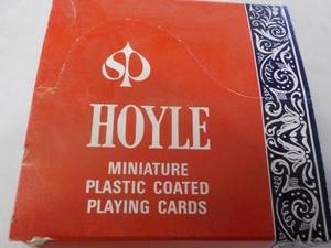 lot 184 image: 16 Decks Hoyle Miniature Plastic Co...