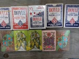 lot 188 image: 10 ct Assortment Playing Cards...