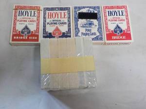 lot 191 image: 10 ct Assortment Playing Cards...