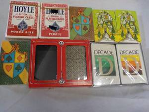 lot 192 image: 10 ct Assortment Playing Cards...