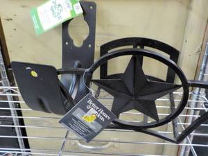 lot 197 image: 2 ct Metal Hose Hangers...