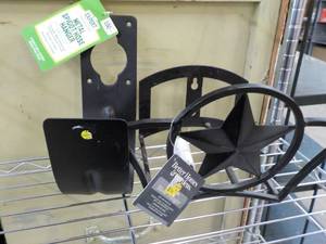 lot 199 image: 2 ct Metal Hose Hangers...