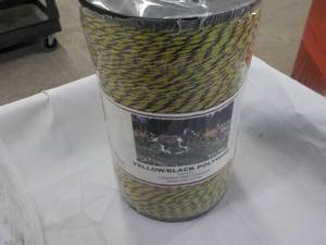 lot 229 image: YellowBlack Polywire 2624 ft...