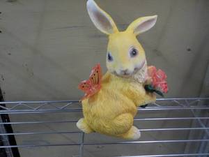 lot 254 image: Solar 10 Resin Rabbit...