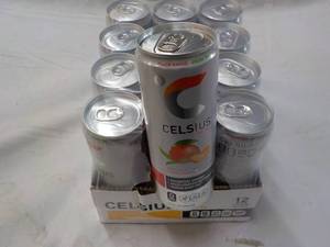 lot 275 image: 12 ct Celsius 12 oz cans Non-Carbon...