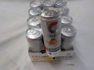 lot 279 image: 12 ct Celsius 12 oz cans Non-Carbon...