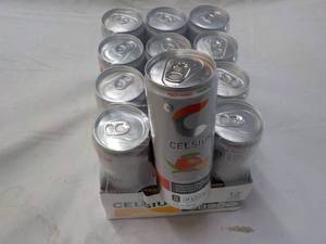 lot 281 image: 12 ct Celsius 12 oz cans Non-Carbon...