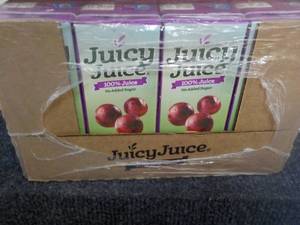 lot 282 image: 32 pack Grape Juicy Juice...